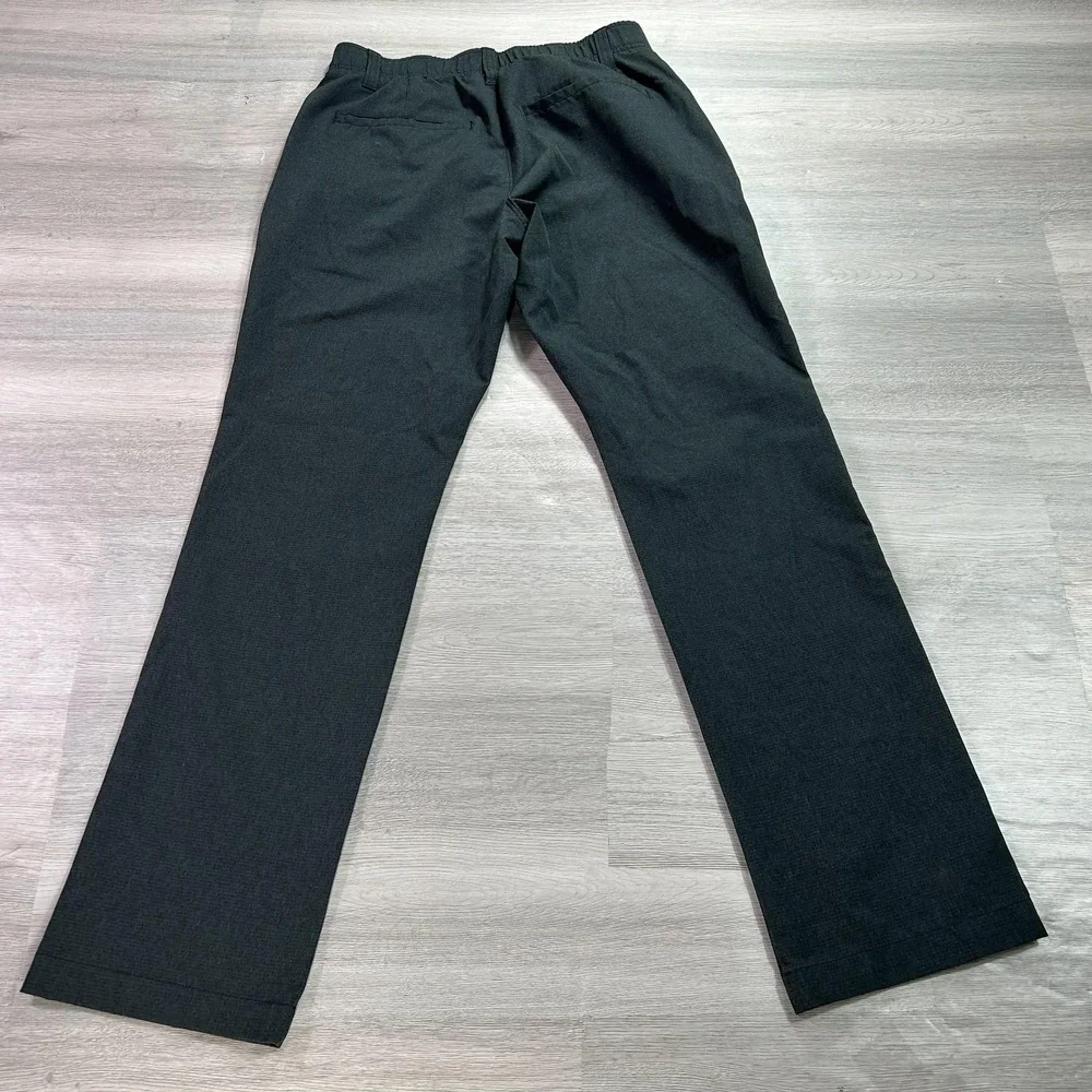 Under Armour Pants Mens 30x30 Gray‎ Woven Elastic Waist Vented Casual 1377358
